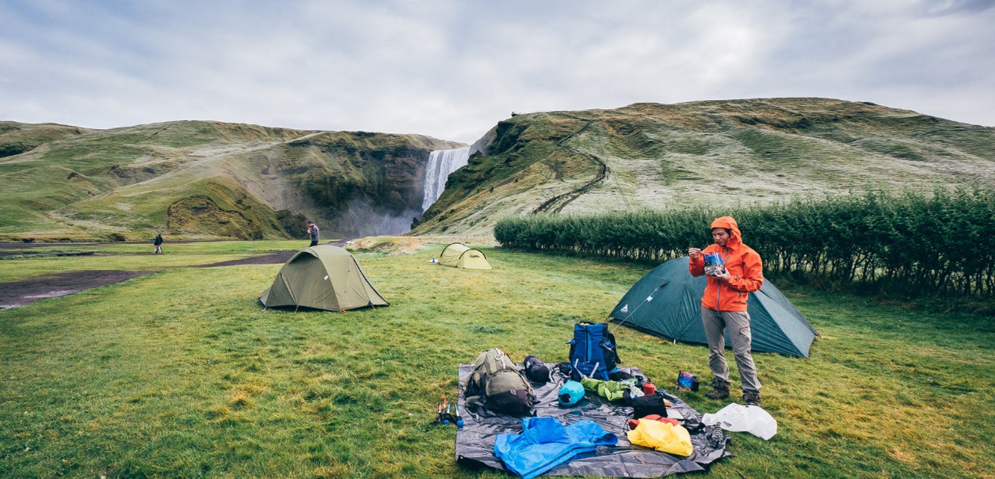 Chaque jour tu installes ton campement et dors sour la tente - Jours 2 à 6