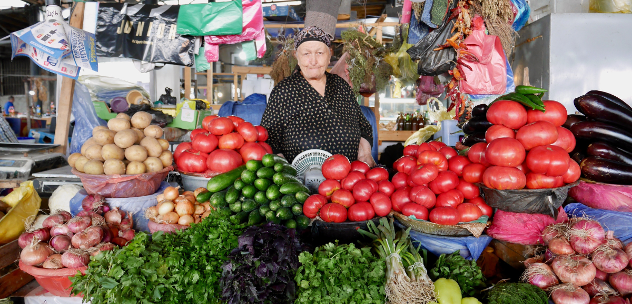 Sur le marché de Telavi
