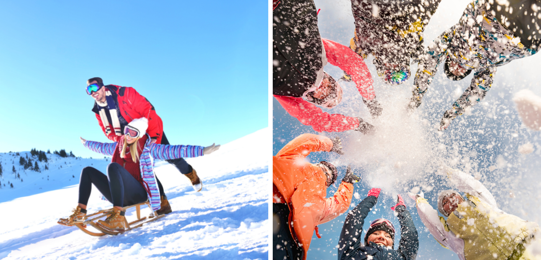 Et éclatez-vous entre potes lors d'activités hivernales !