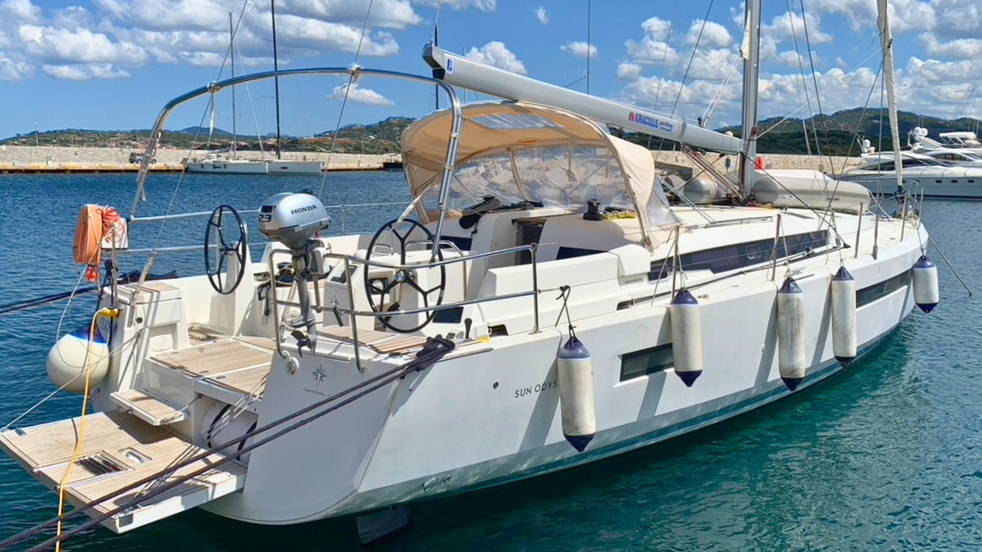 La vie à bord d'un voilier (photo non contractuelle) - jours 1 à 8