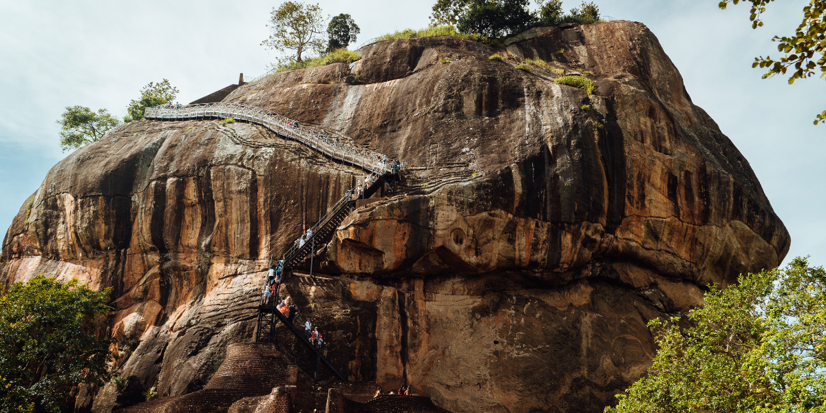Pas moins de 1200 marches à gravir...