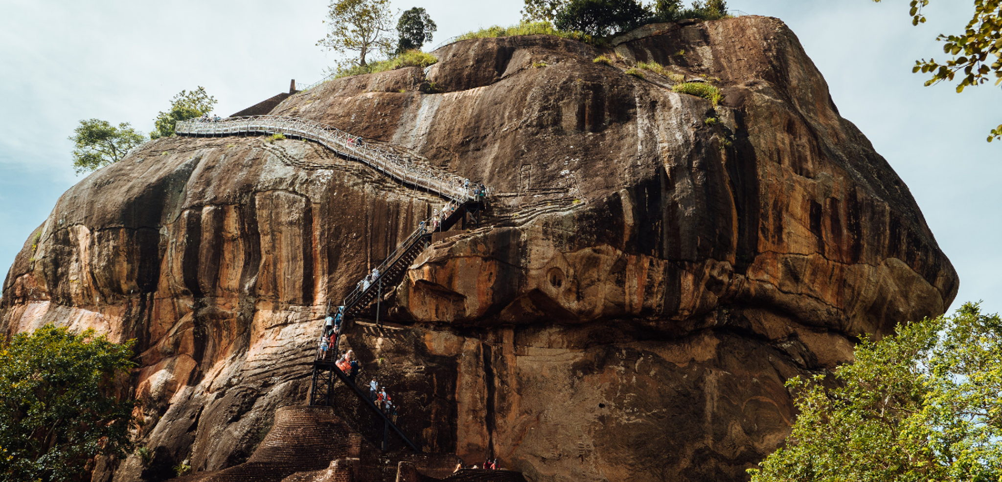 Pas moins de 1200 marches à gravir...