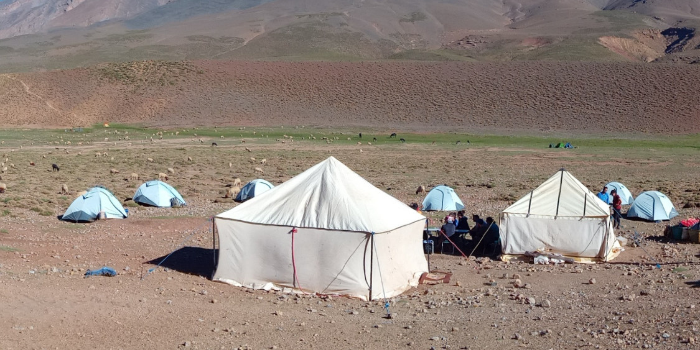Campement tentes, Maroc (photo non contractuelle) 