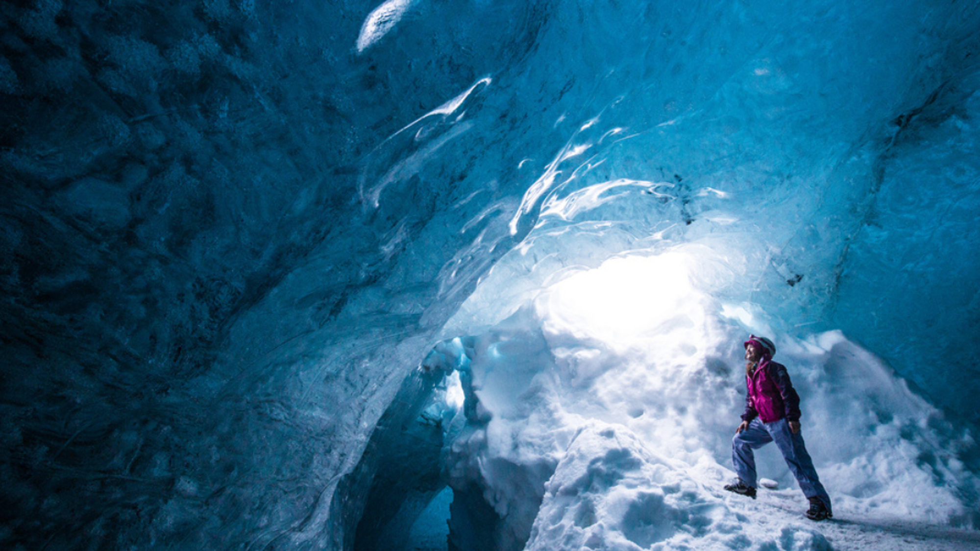 Grotte de glace, Islande (en option)