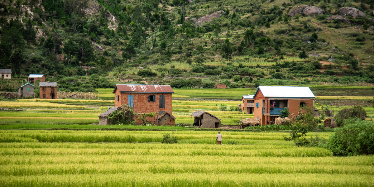 Village rural, Madagascar 