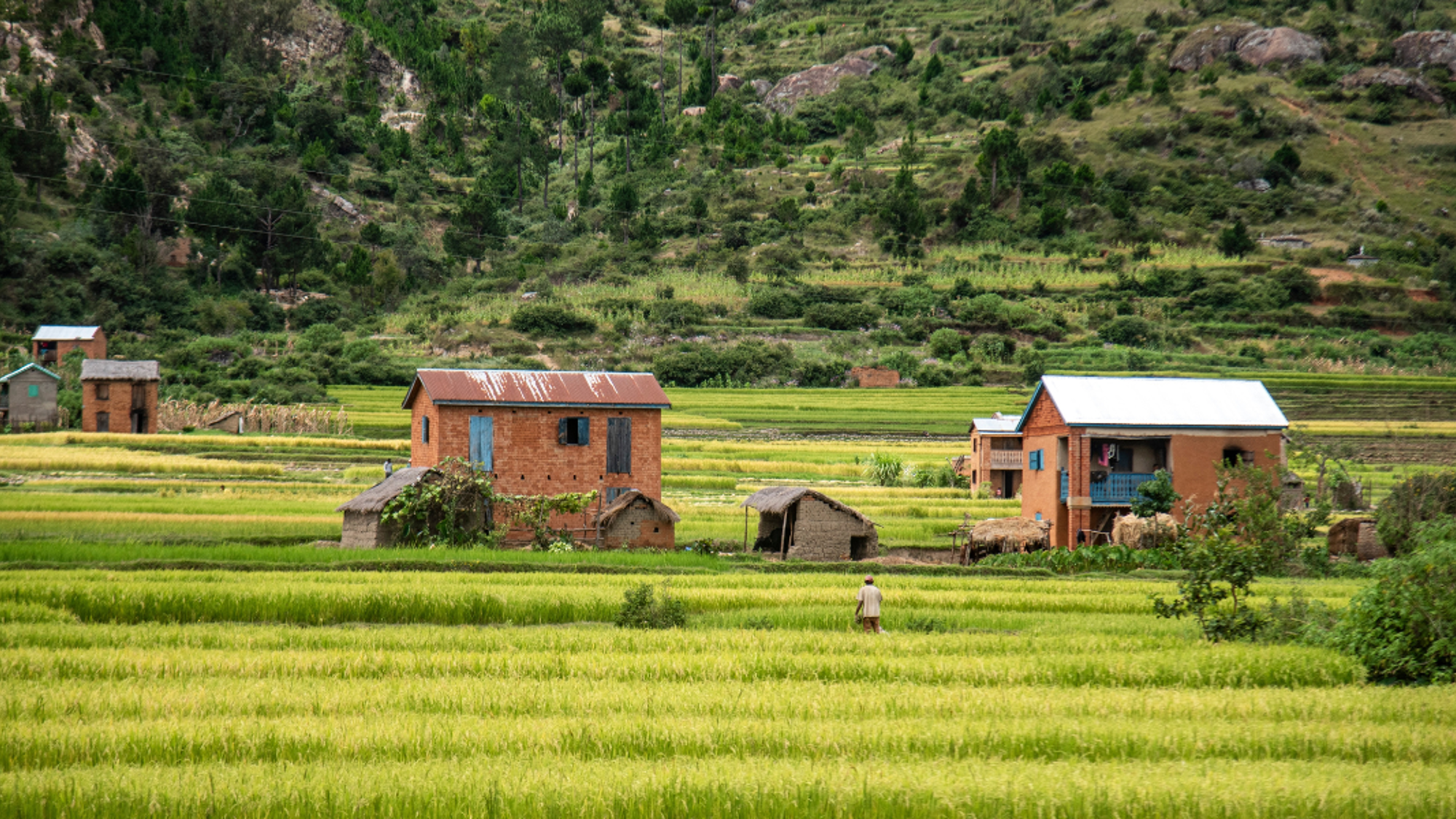 Village rural, Madagascar