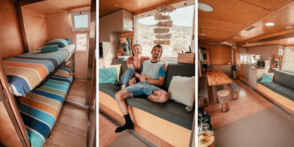 Ton truck aménagé et tes hôtes : Daniella et Eduardo 