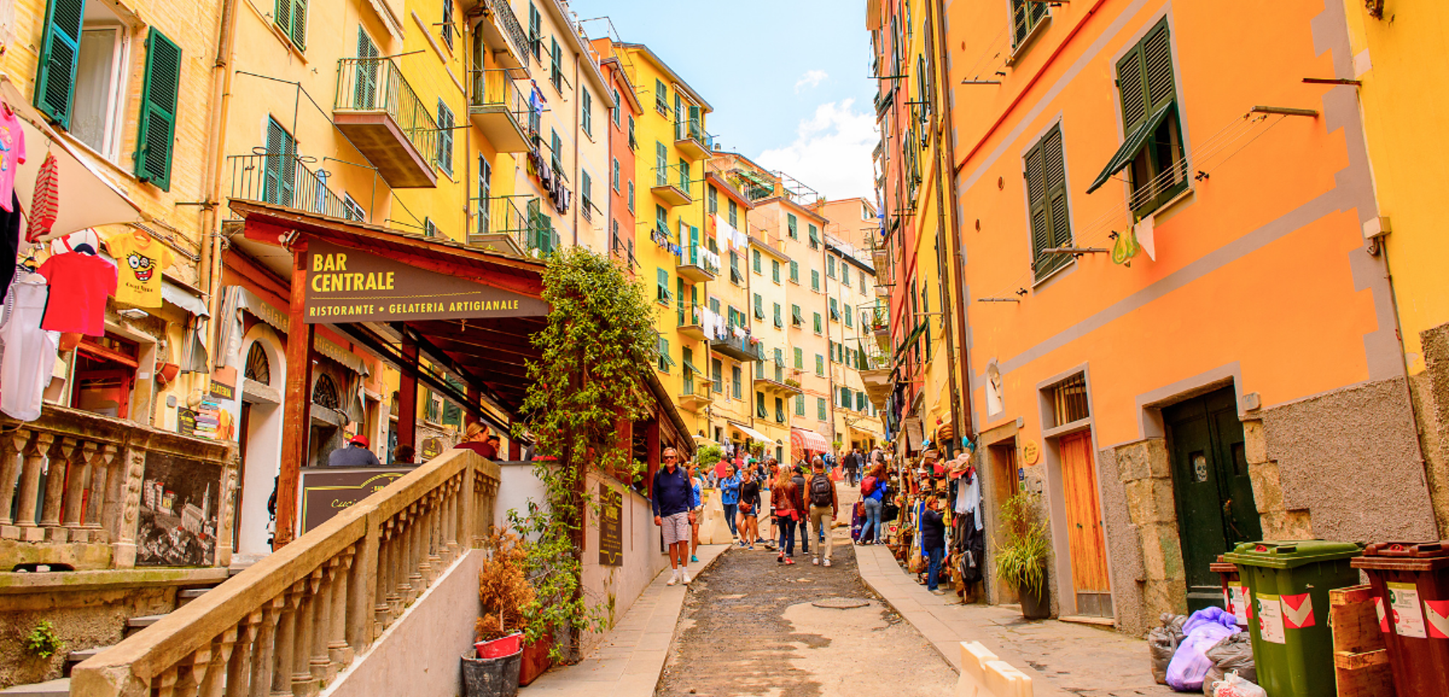 ...dans les ruelles colorées