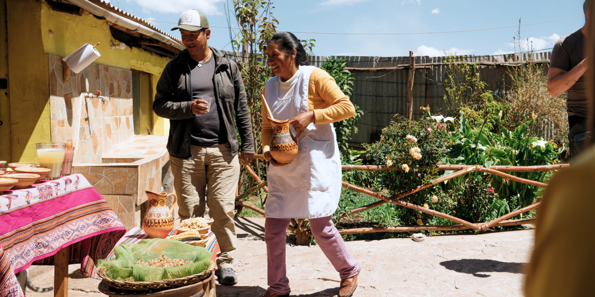 La rencontre avec la population locale 