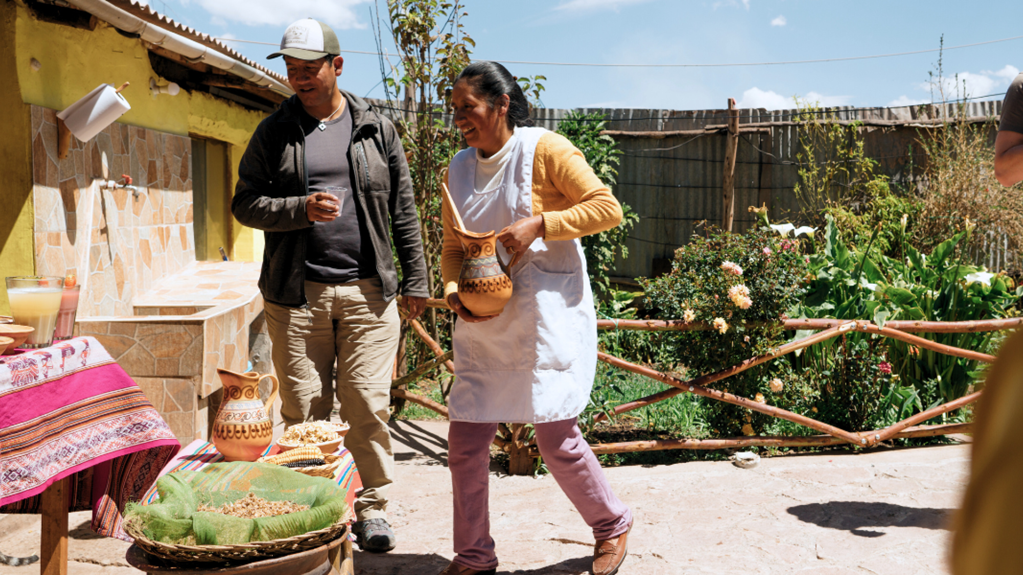 La rencontre avec la population locale