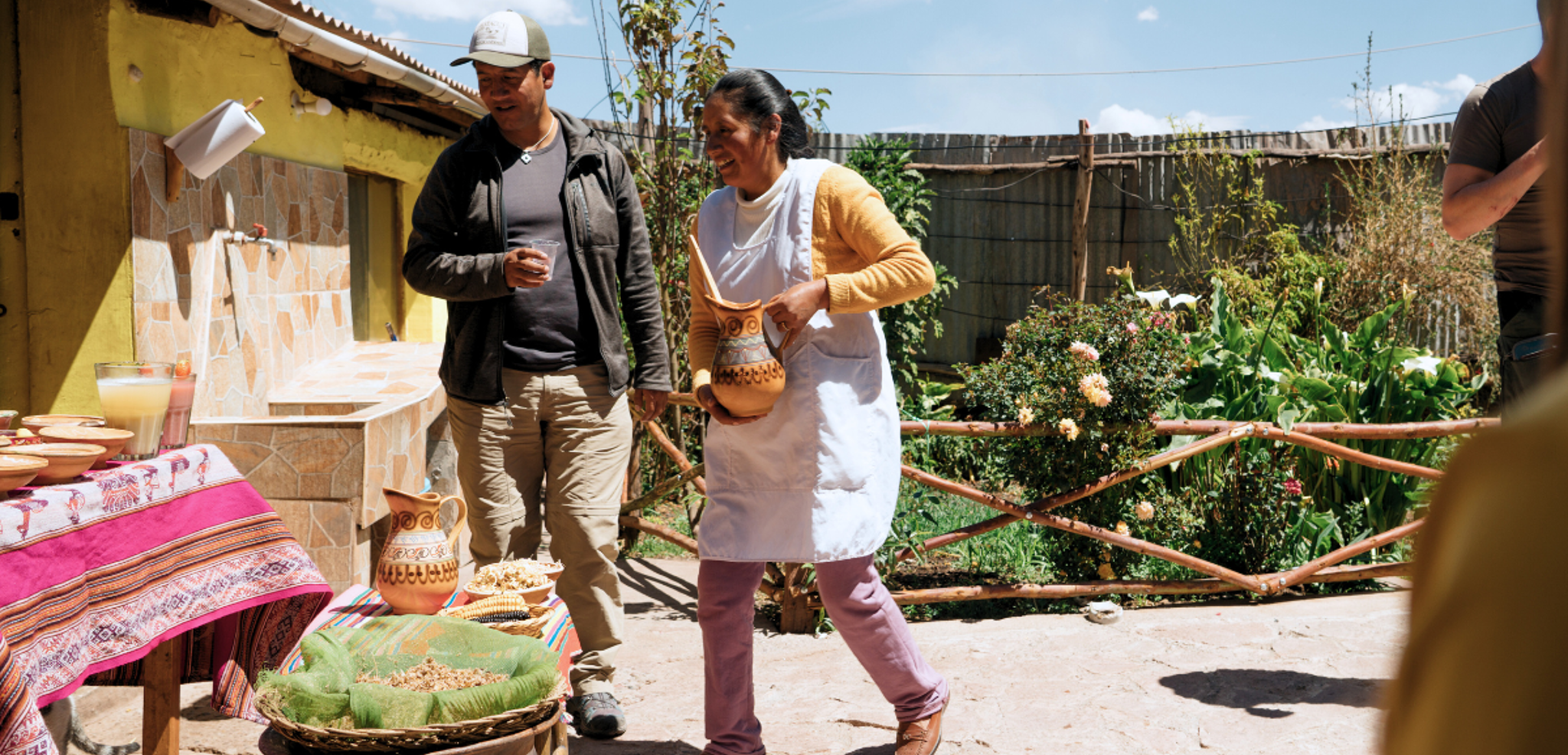 La rencontre avec la population locale