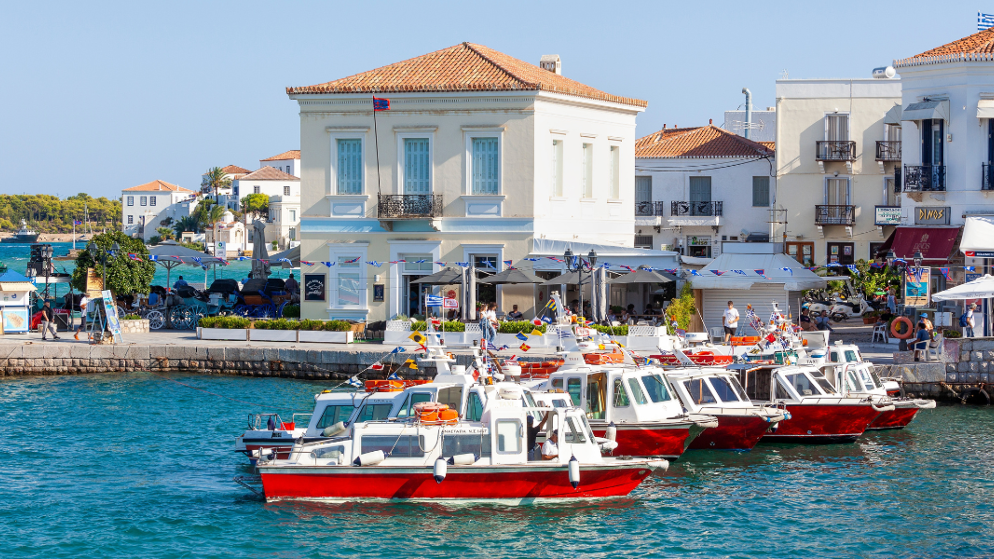 L'île de Spetses et son centre animé (selon météo) - jour 5