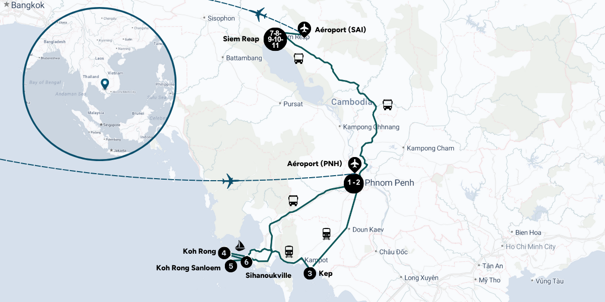 L'itinéraire de ton aventure 