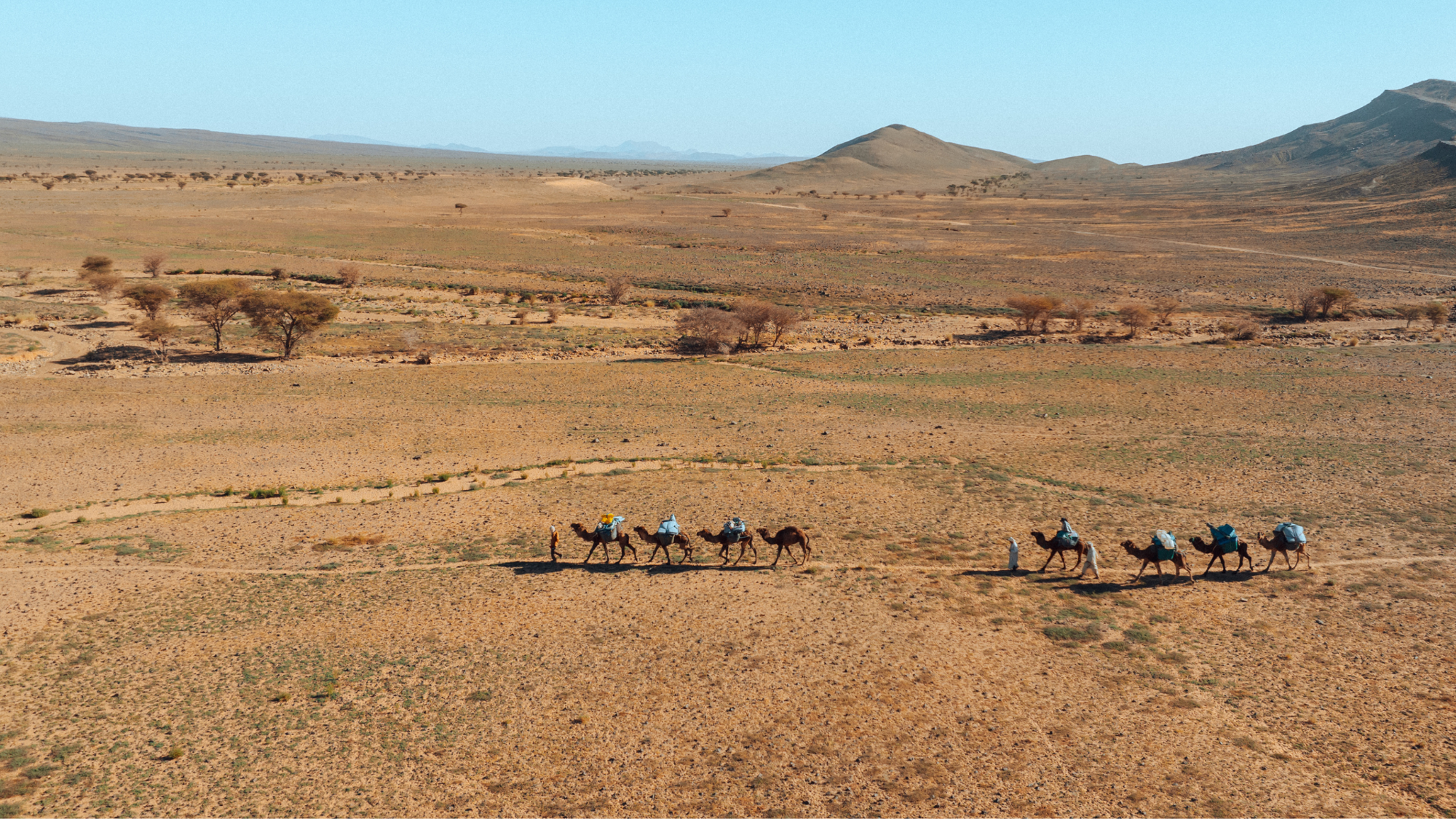 Randonnée désert, Maroc ©Maxime Moreau
