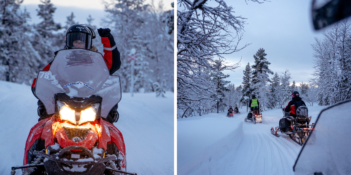 Sensations fortes en motoneige