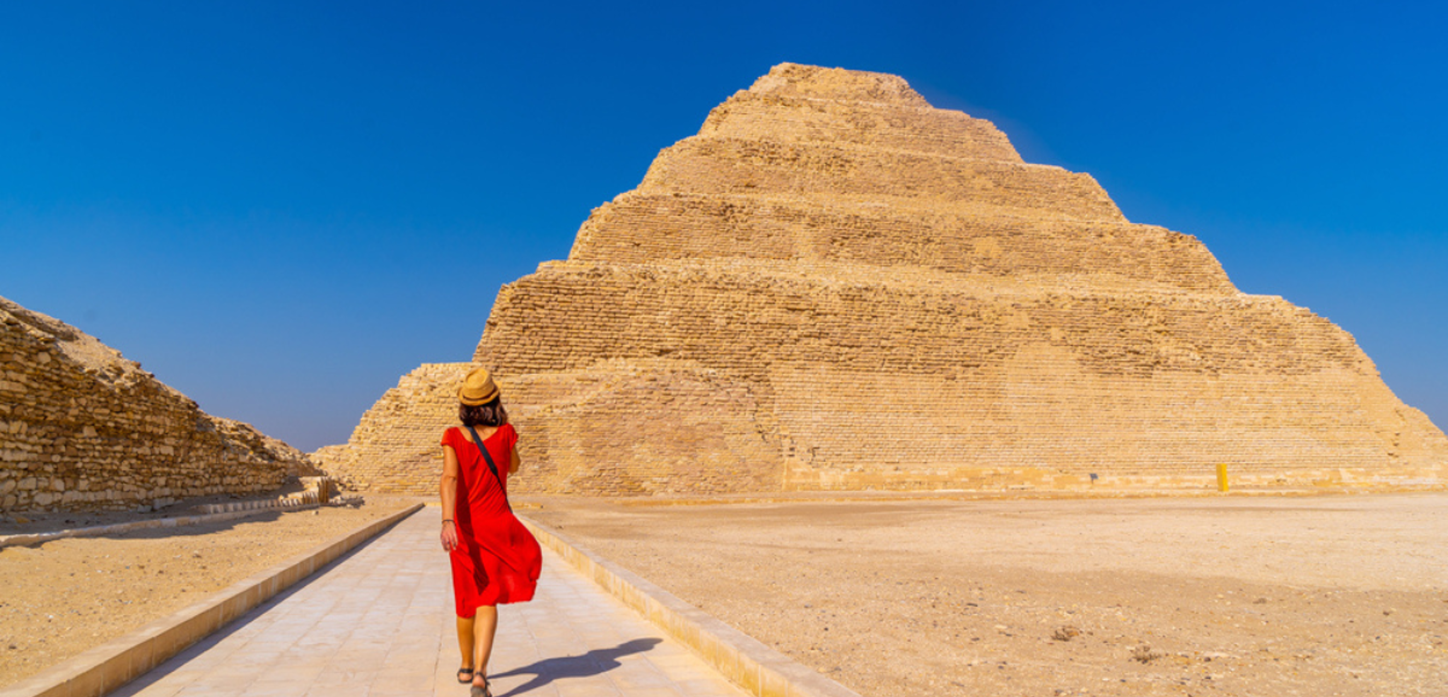 Pyramide à degrés de Saqqarah, la 1ere de l'Histoire !