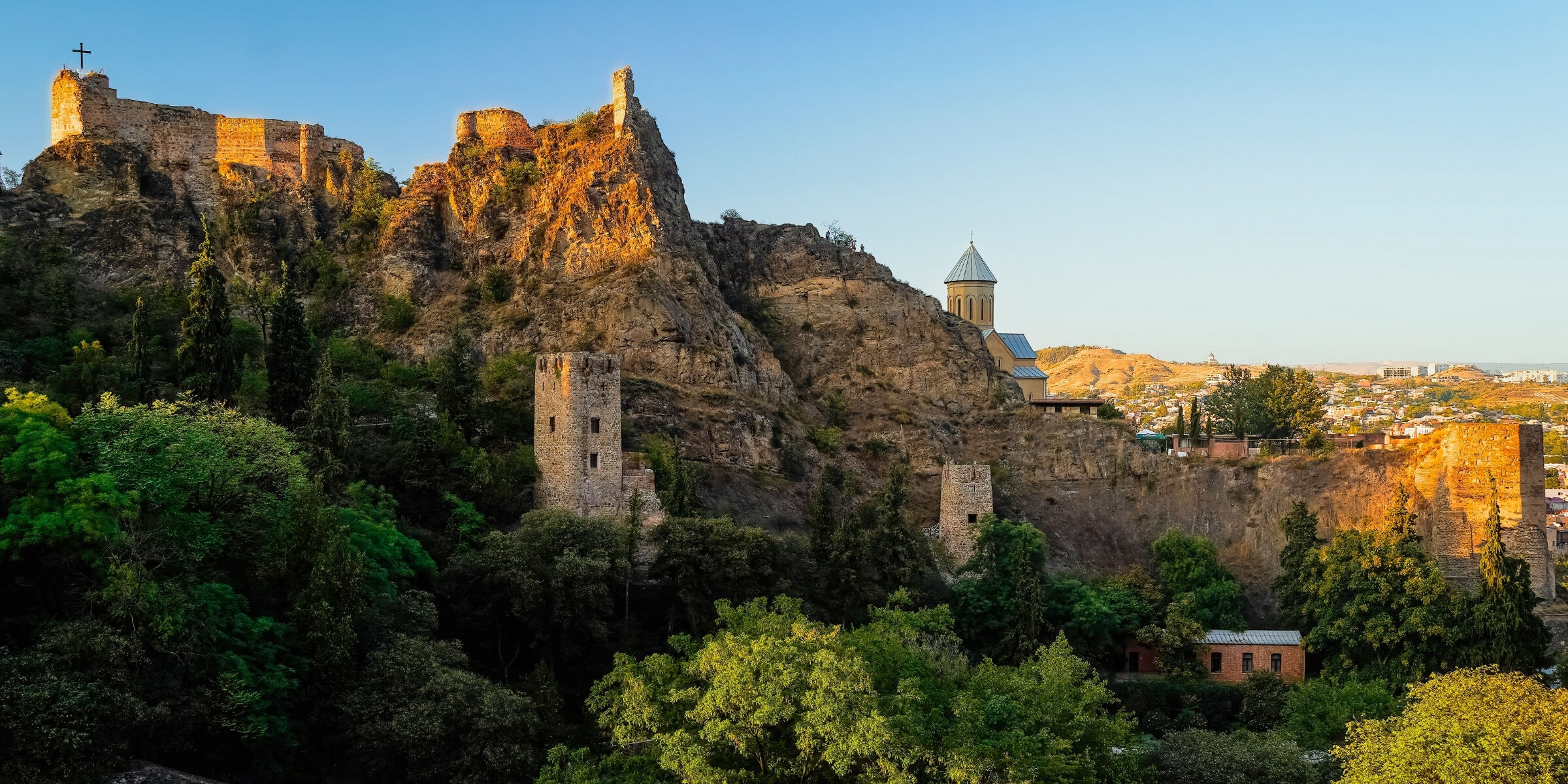 Forteresse de Narikala, Tbilissi, Géorgie ©Shutterstock.com