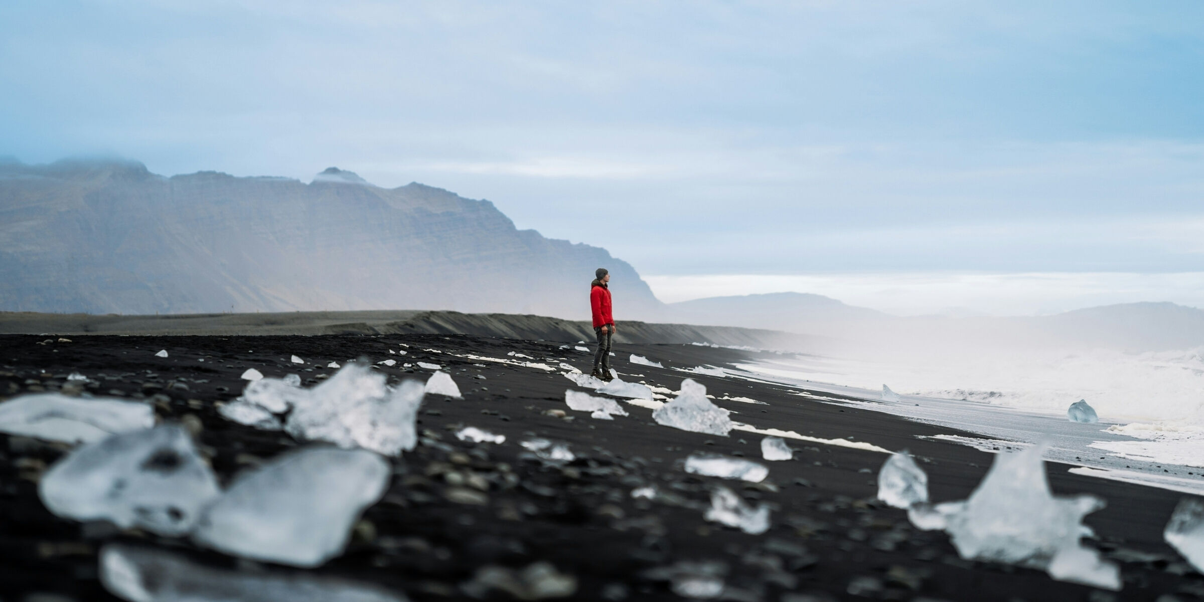 Jokulsaron, Islande ©Spenser Sembrat / Unsplash