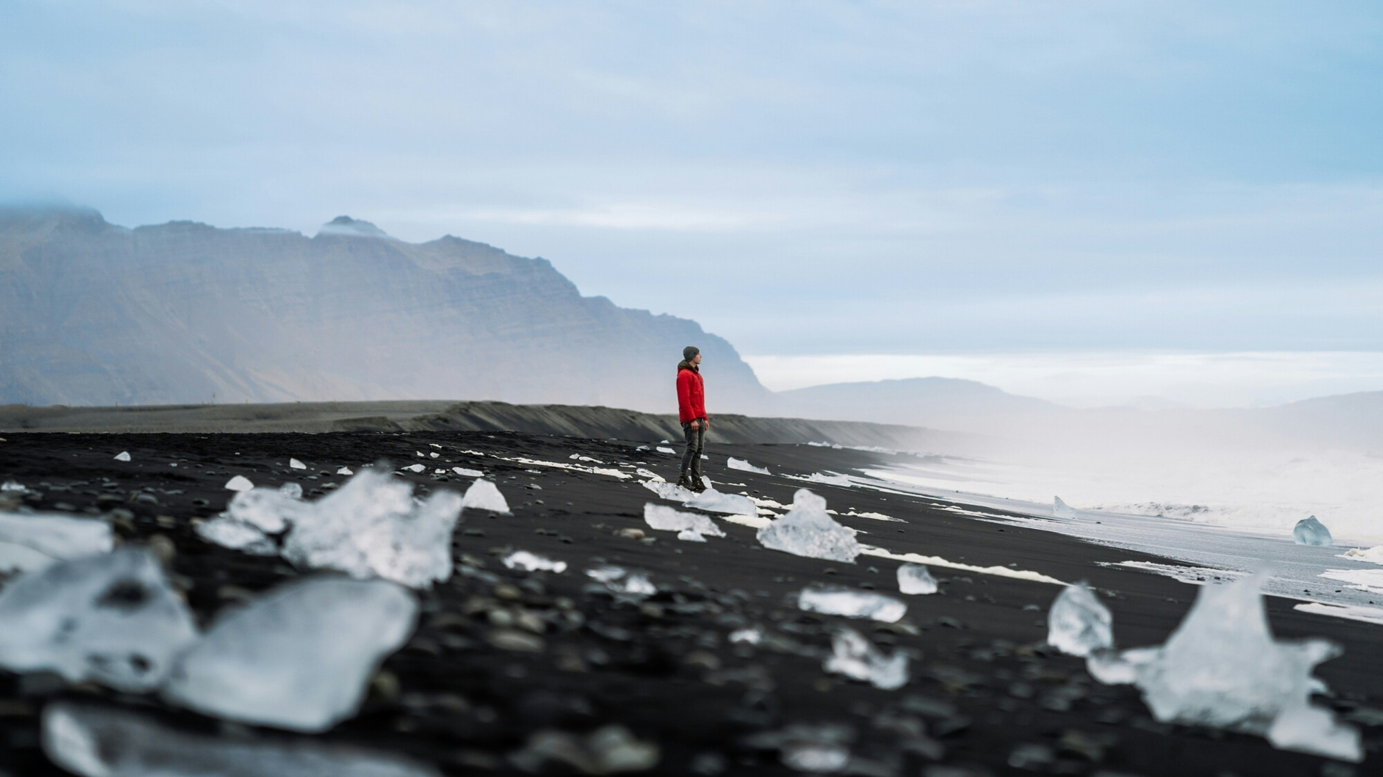 Jokulsaron, Islande ©Spenser Sembrat / Unsplash