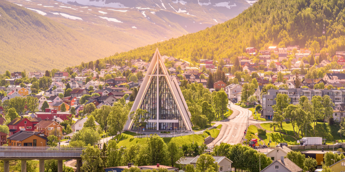 Après un passage en ville à Tromsø... 