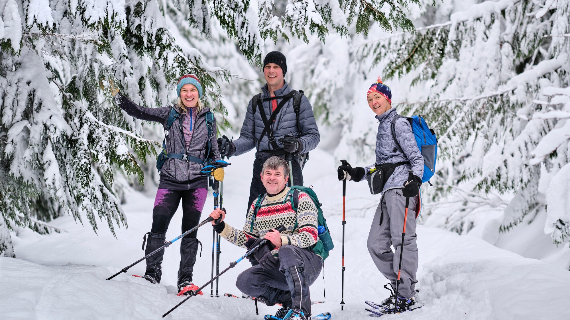 Journée d'orientation en raquettes
