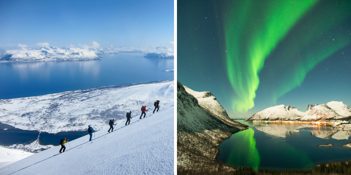 Pour une aventure nature entre randonnées et aurores boréales (phénomène imprévisible) 