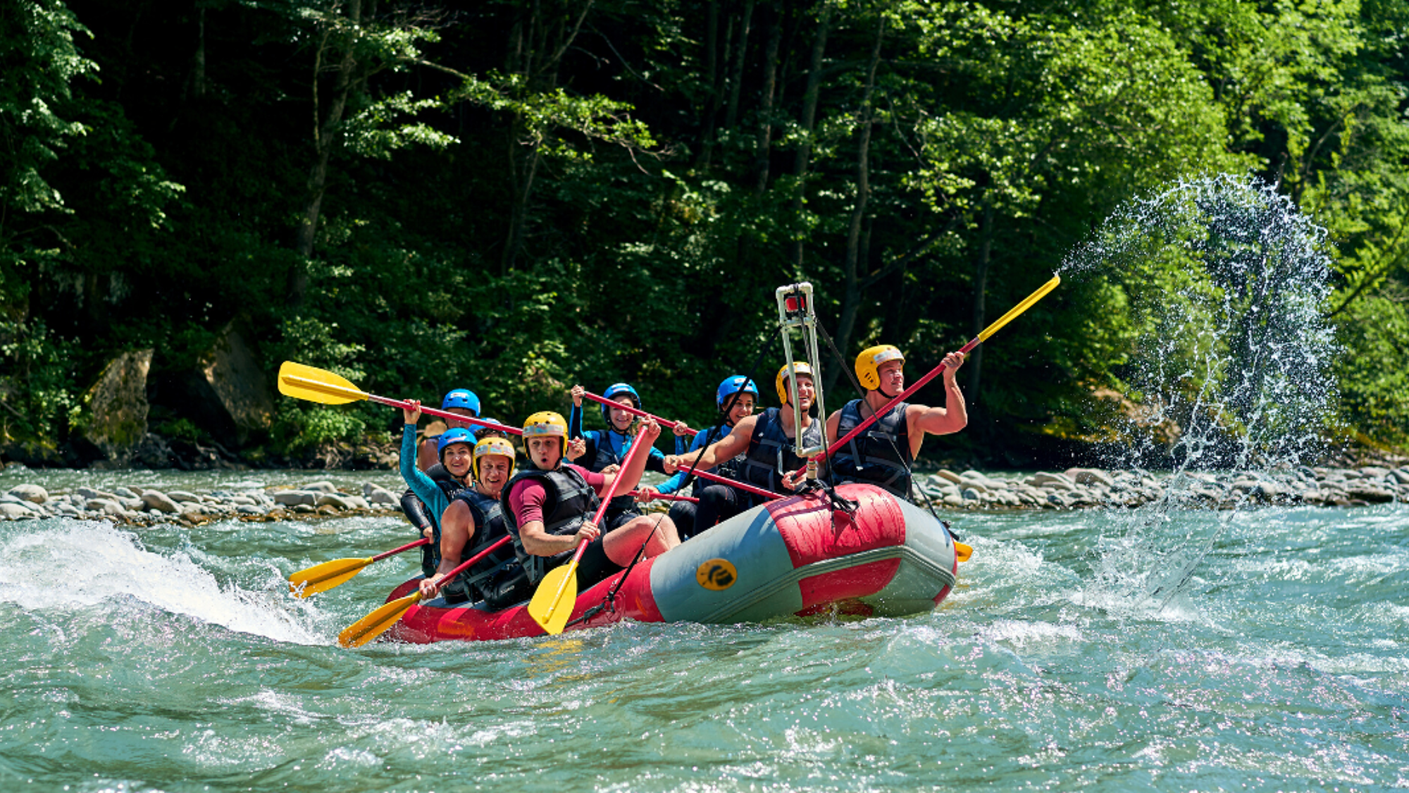 Rafting, Canyon De Güejar, Colombie
