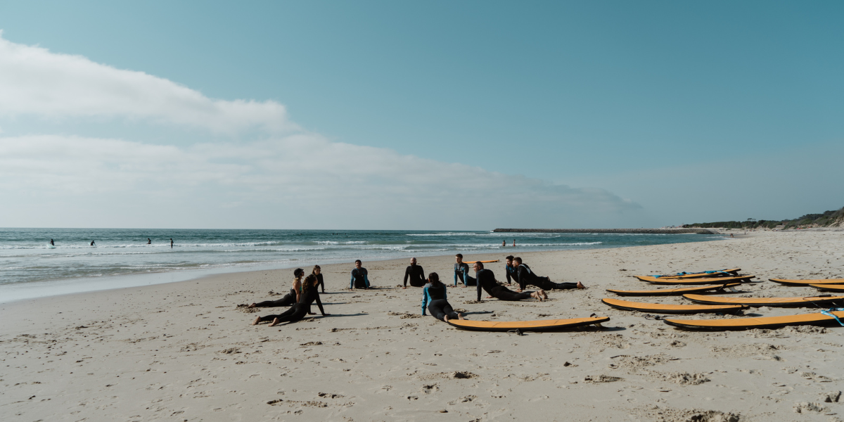 Une séance d'échauffement type sur le sable - jours 2 à 6 