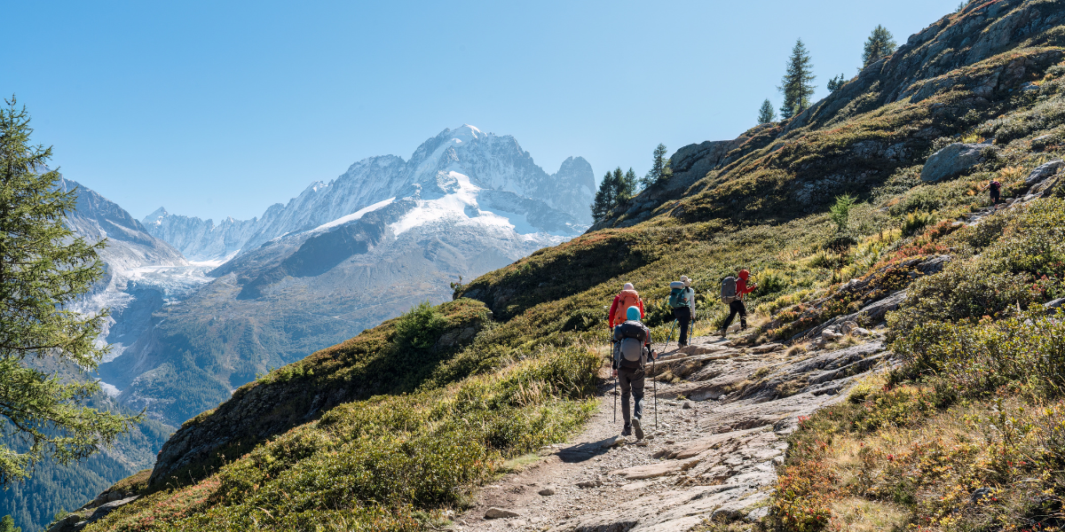 Sentier du lac Blanc, Alpes, France 