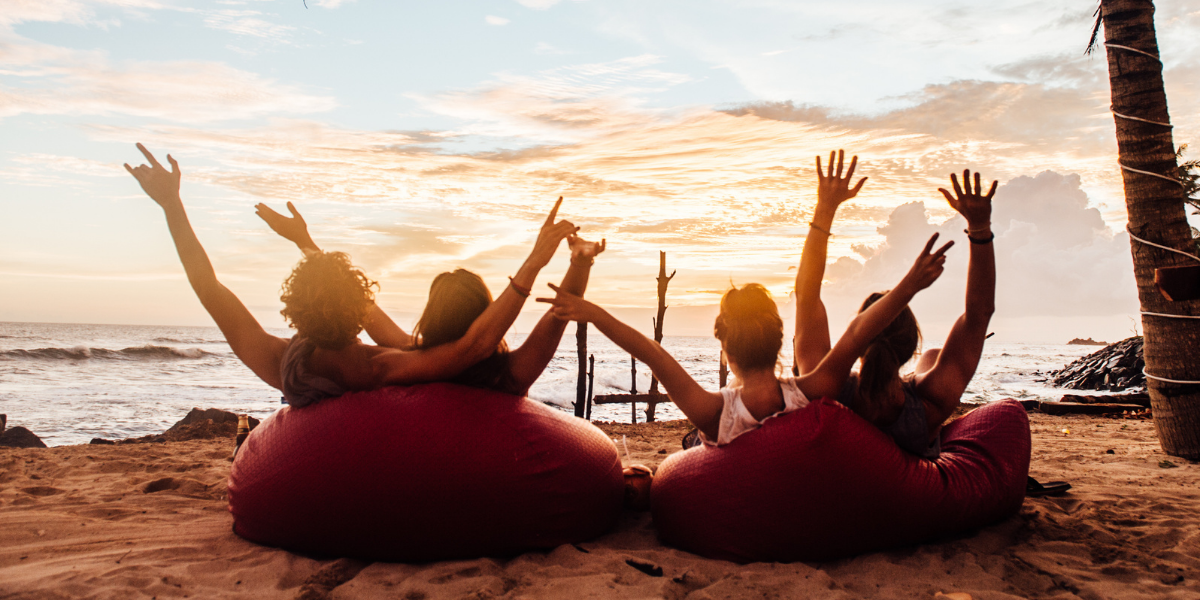 Un p'tit cocktail au soleil couchant