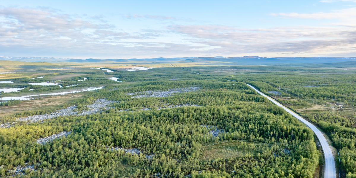 La nature à perte de vue ! 