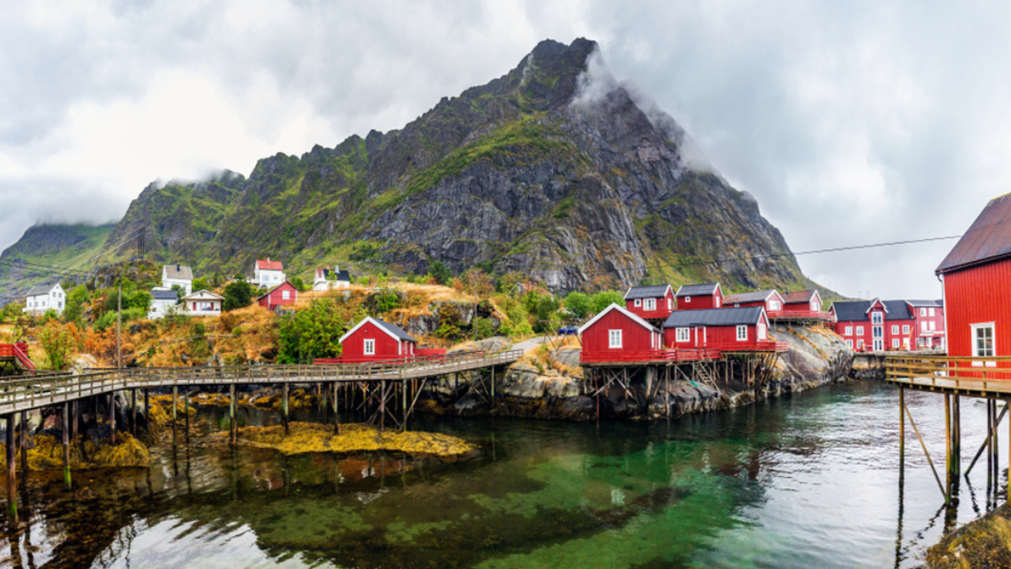Jusqu'au charmant village de Å