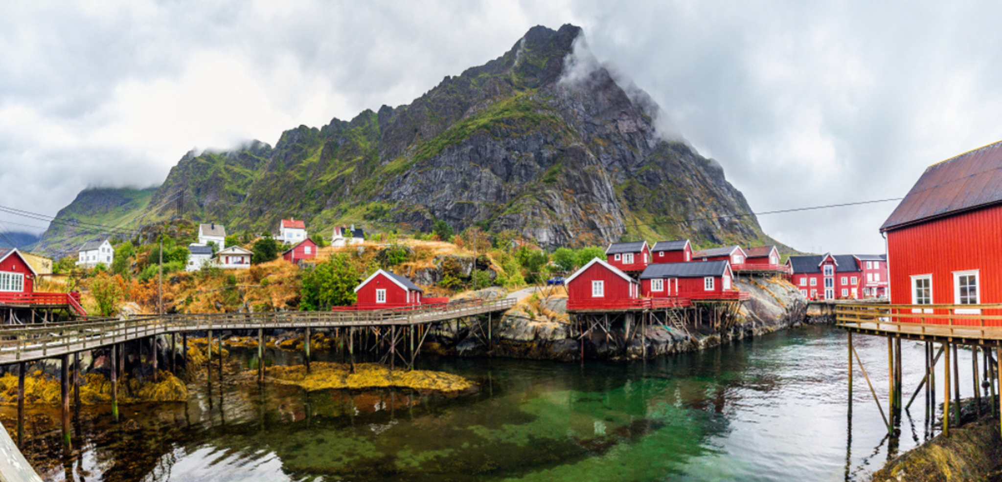 Jusqu'au charmant village de Å