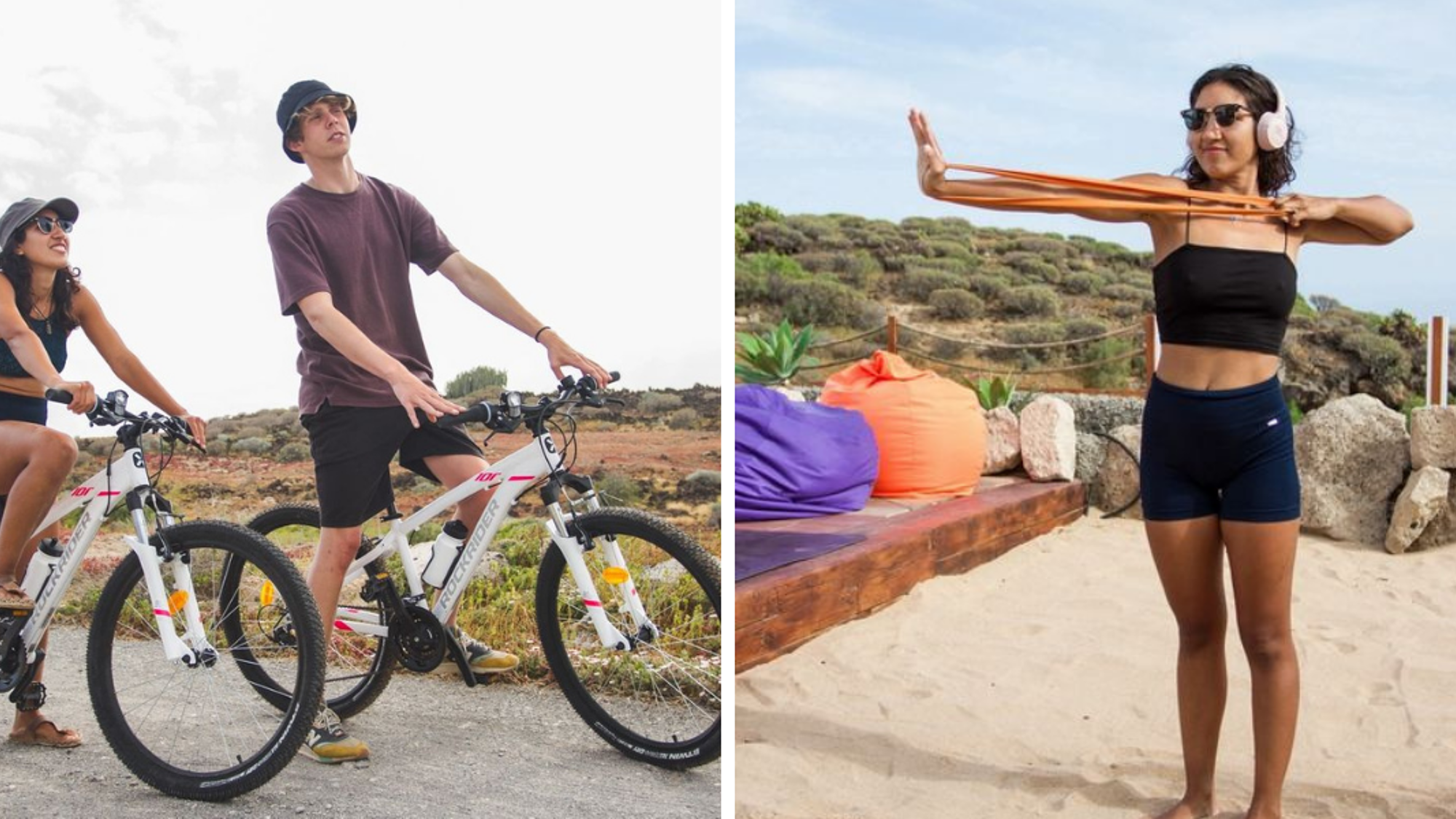 Partez découvrir les environs à vélo (en supplément) ou dépensez-vous sur la plage