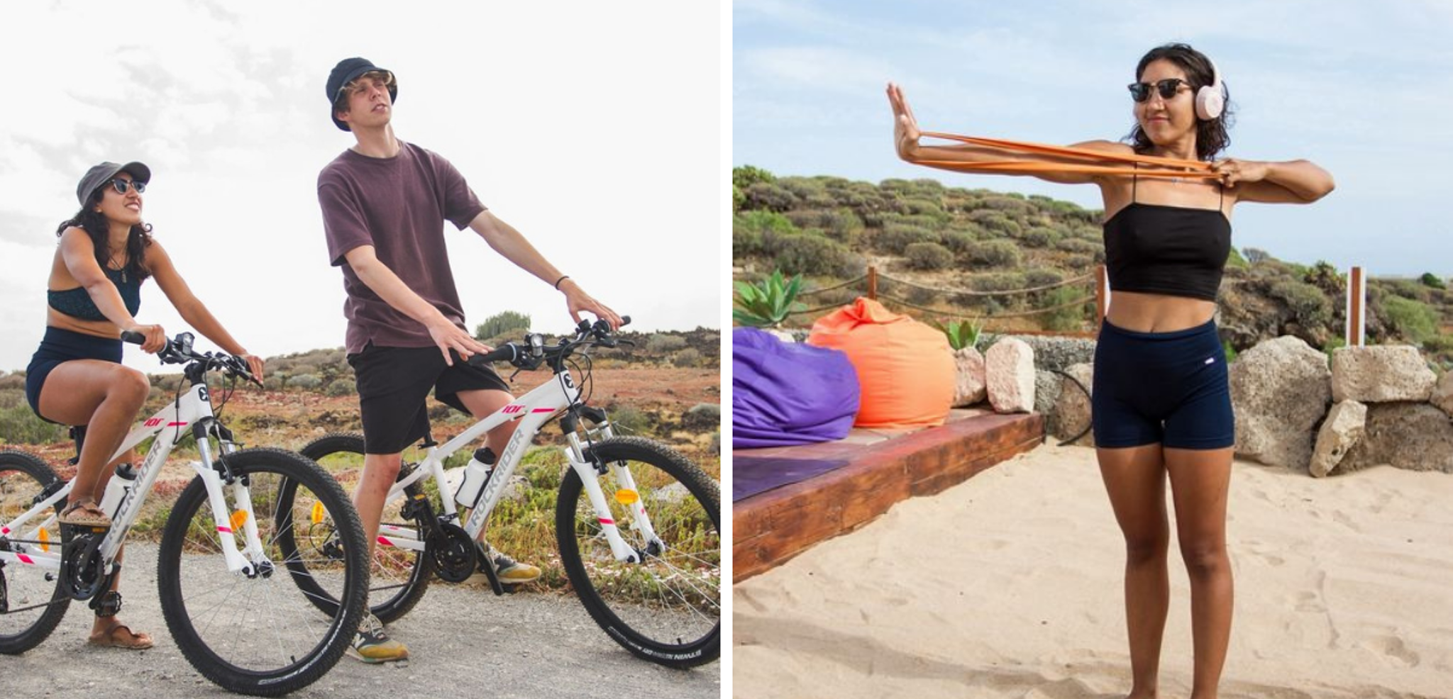 Partez découvrir les environs à vélo (en supplément) ou dépensez-vous sur la plage