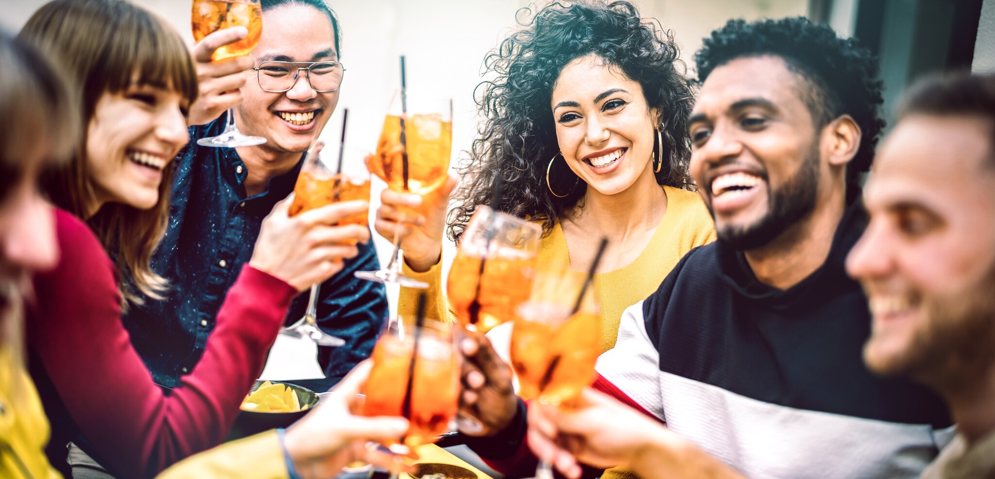 Sans oublier de trinquer tous ensemble à la nouvelle année !