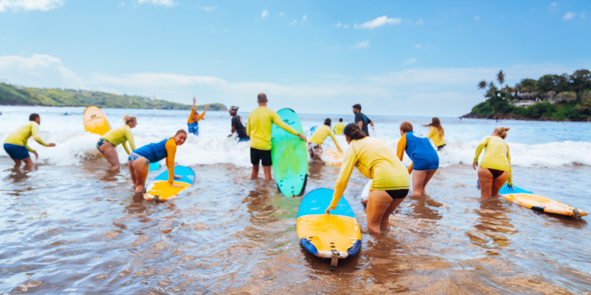 Séance de surf pendant votre temps libre (en supplément)