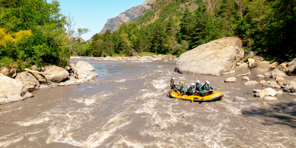 Sensations fortes en rafting