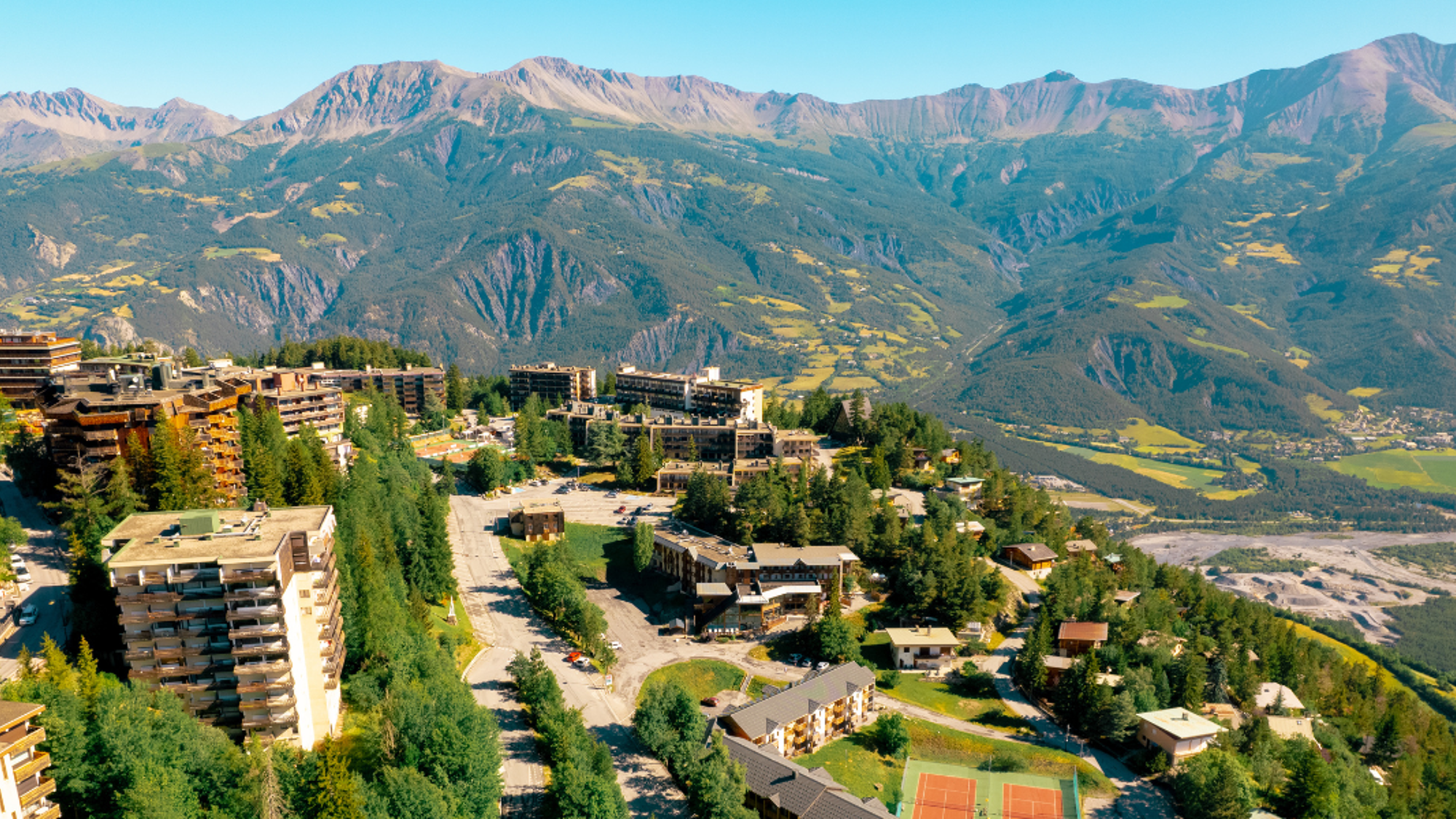 Dans la station de Pra Loup