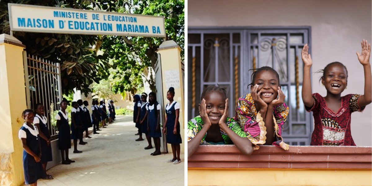 Faites une pause devant le célèbre Lycée d'excellence Mariama Bâ
