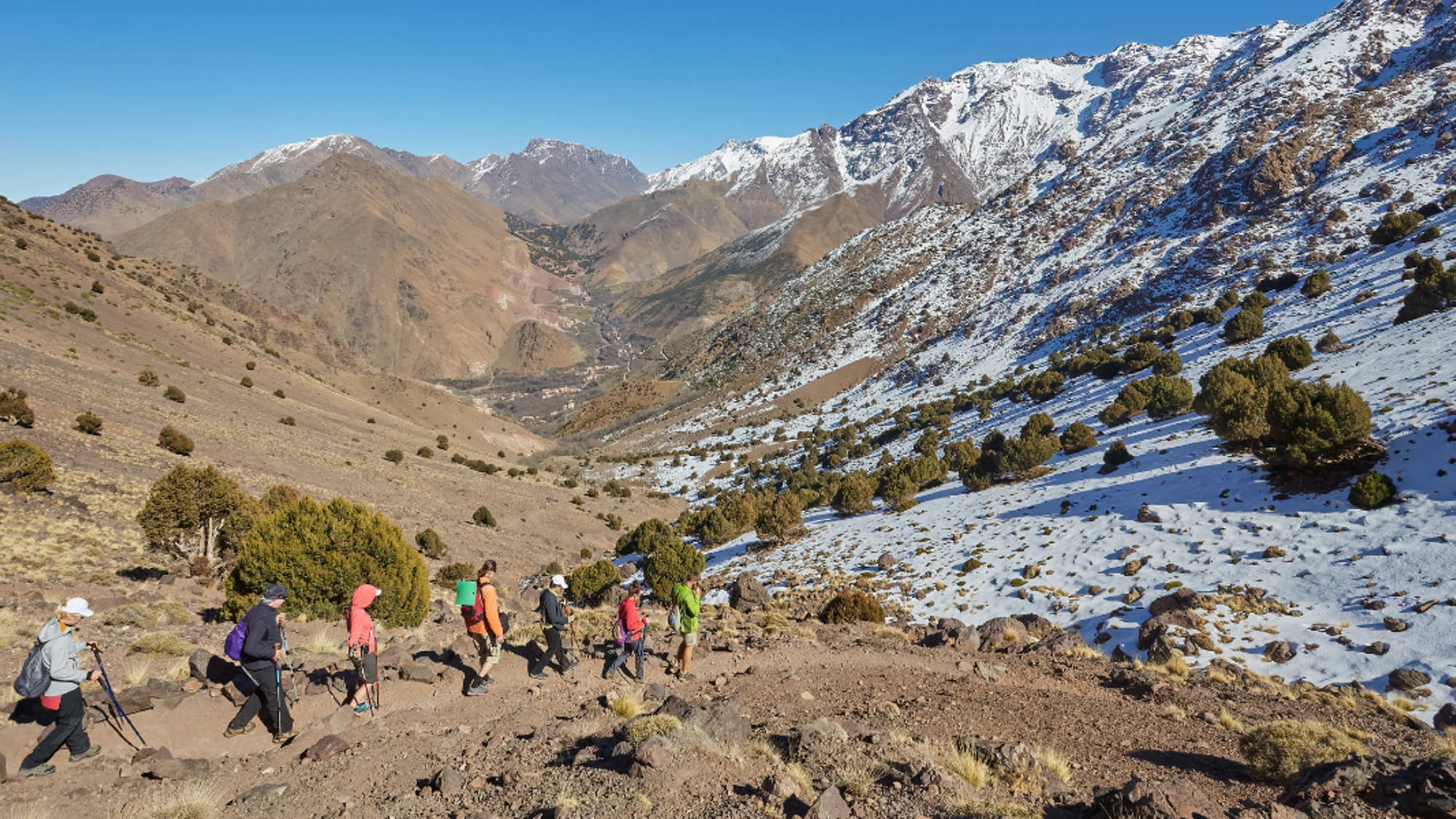 Trek du Mont Toubkal, Maroc