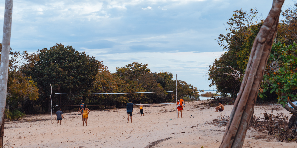 Petit volley improvisé