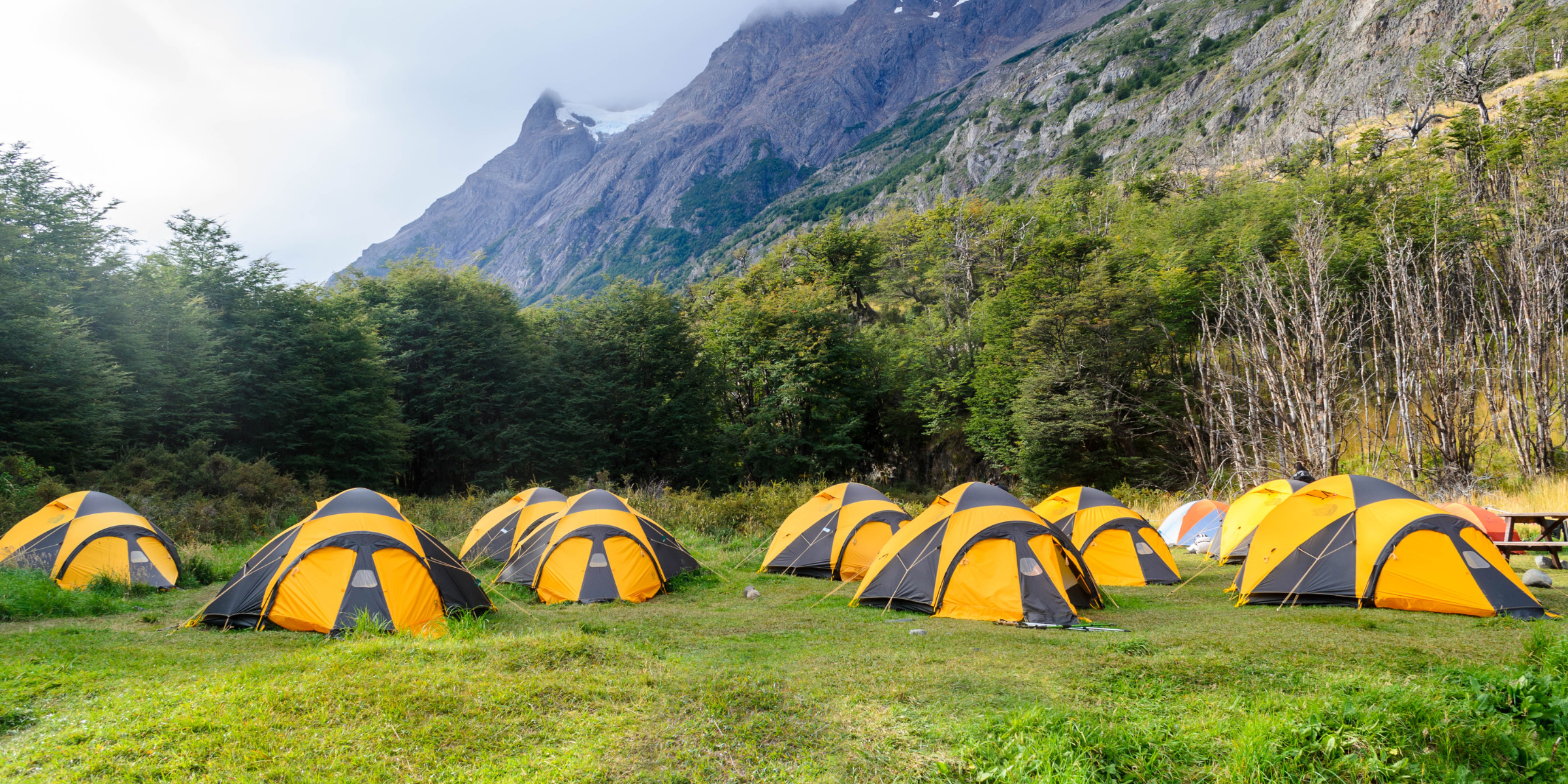 Campement, refuge Grey, Torres del Paine, Patagonie, Chili ©Shutterstock (photo non contractuelle) 