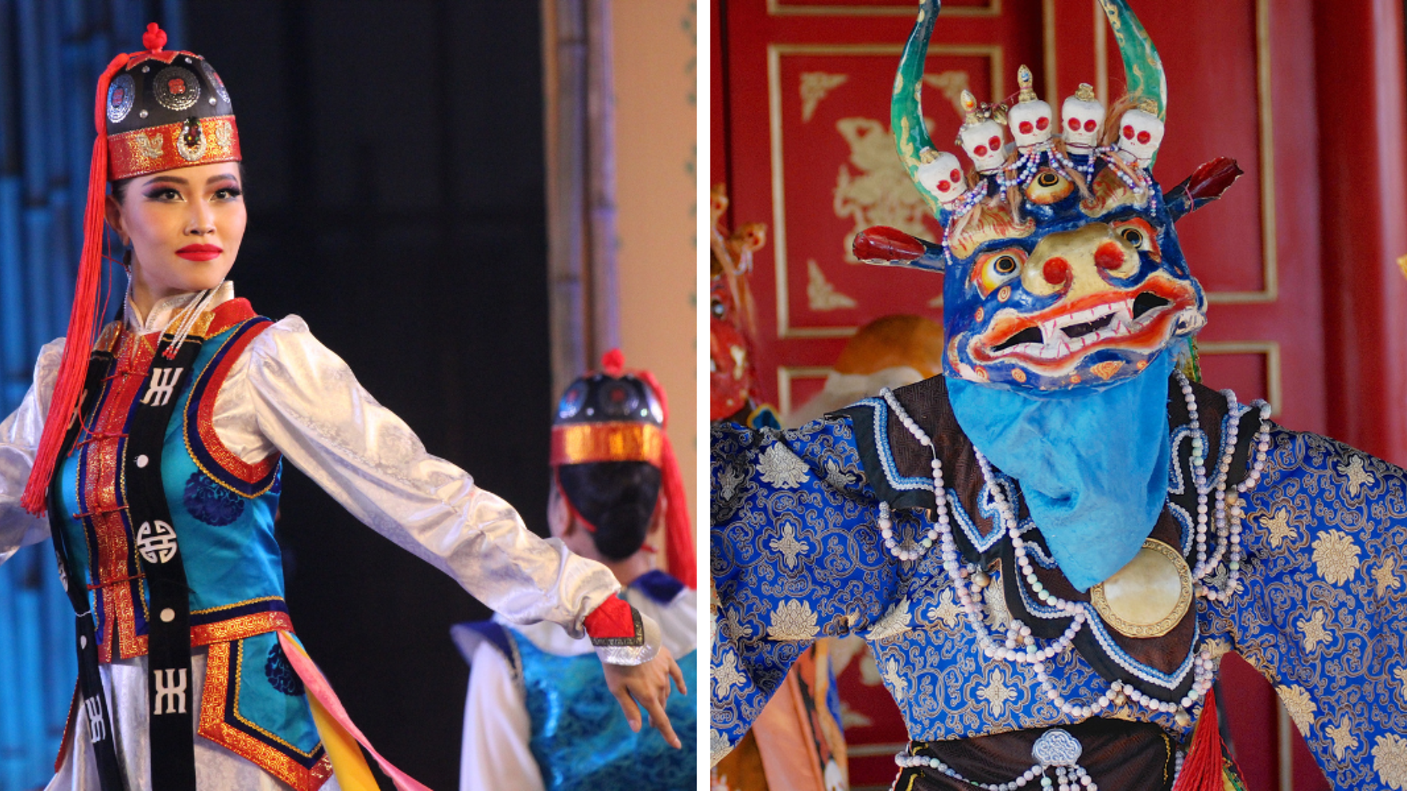 Spectacle traditionnel à Oulan Bator