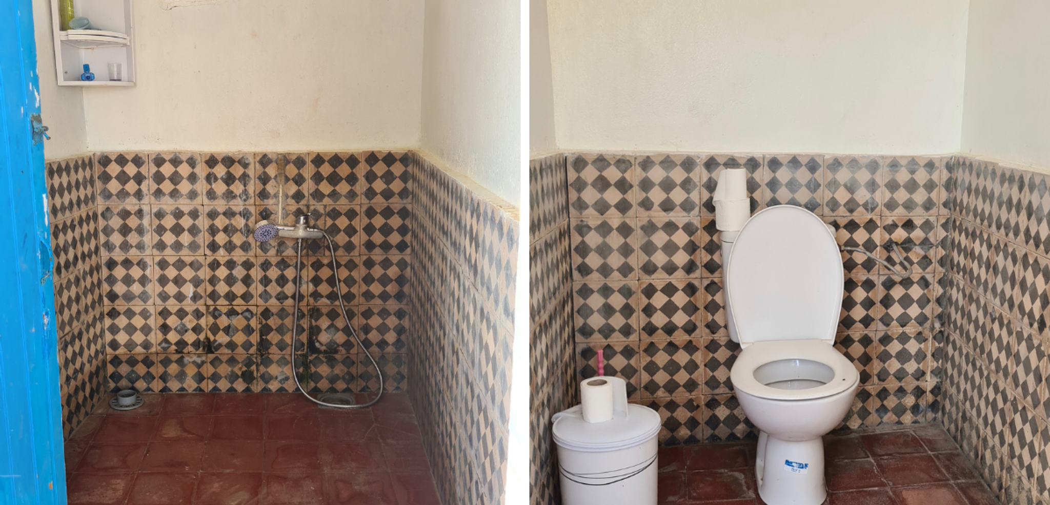 Avec sanitaires communs