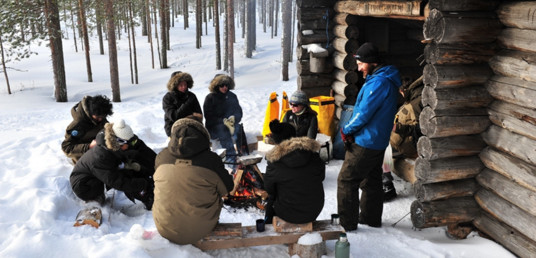 Pause déjeuner au camp