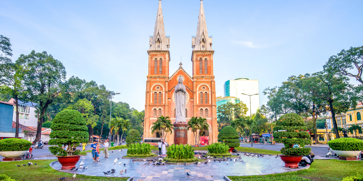 La basilique Notre-Dame de Saigon, Vietnam 