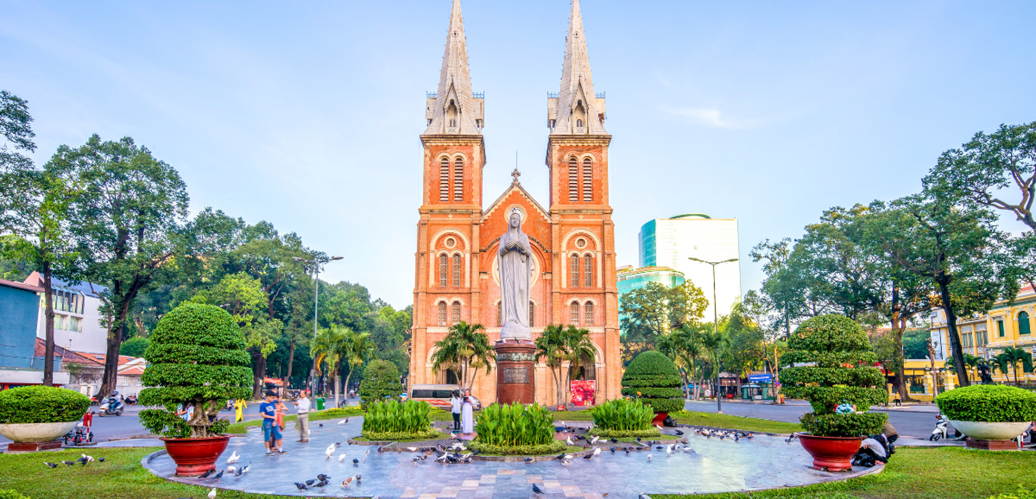 La basilique Notre-Dame de Saigon, Vietnam