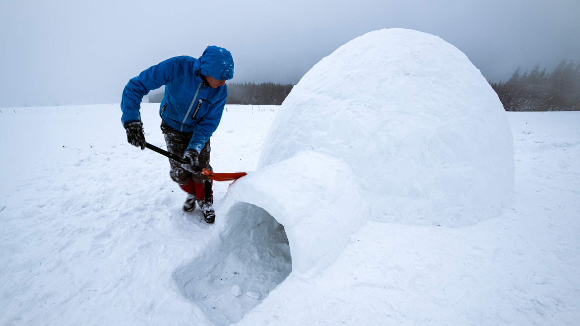 La construction d'un igloo - jour 5