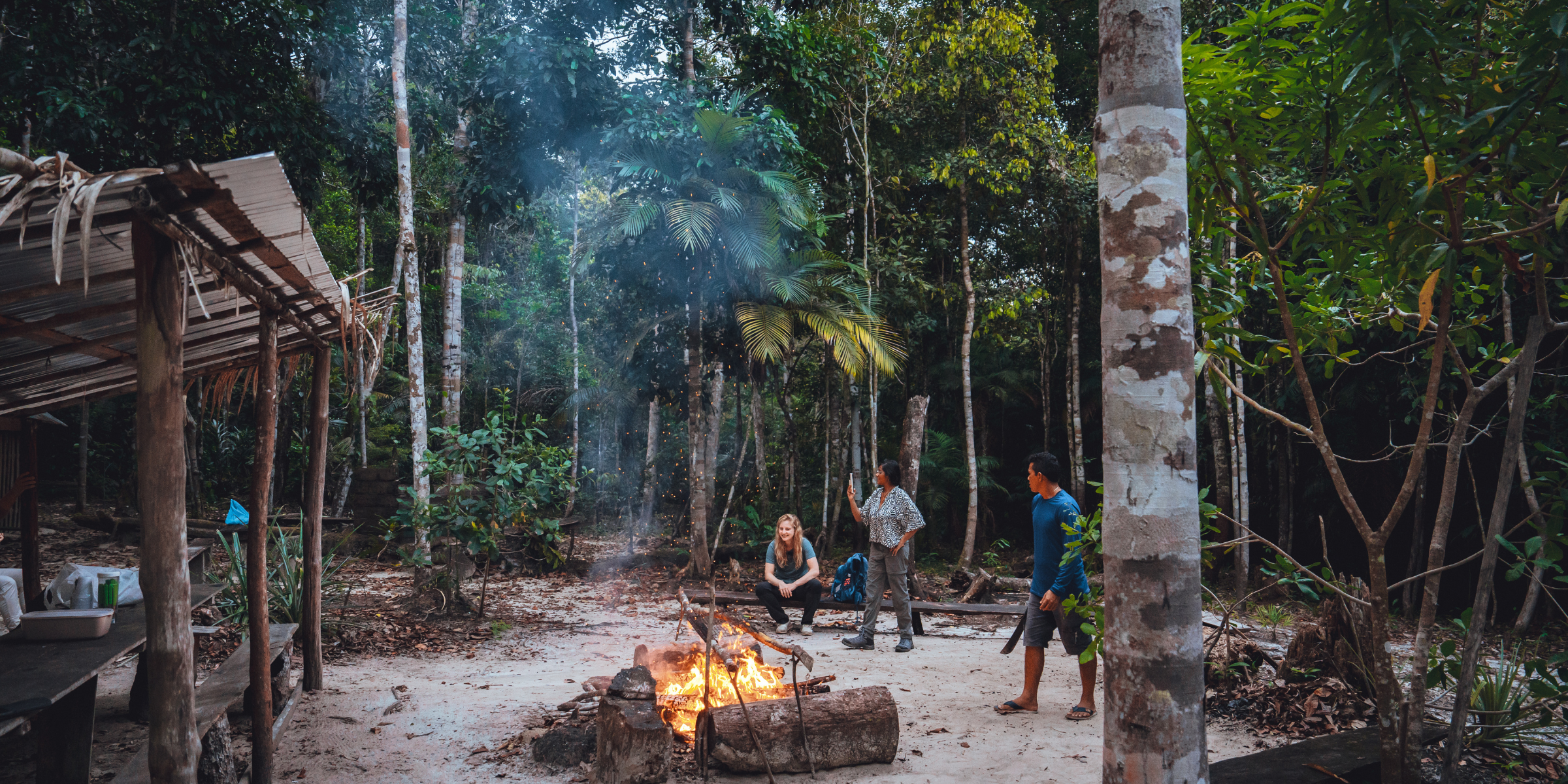 Nuit dans la jungle, Amazonie, Brésil ©Maxime Moreau 